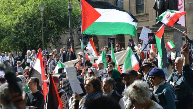Avustralya'da "Filistinli Esirler Günü" dolayısıyla protesto düzenlendi