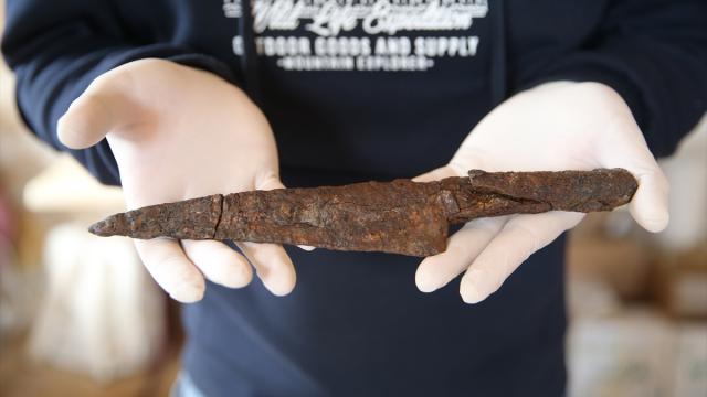 Hadrianopolis Antik Kenti'nde 1500 yıllık bıçaklar gün yüzüne çıkarıldı