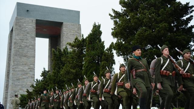 Çanakkale Kara Savaşları'nın 111. yıl dönümü törenlerinin provası yapıldı