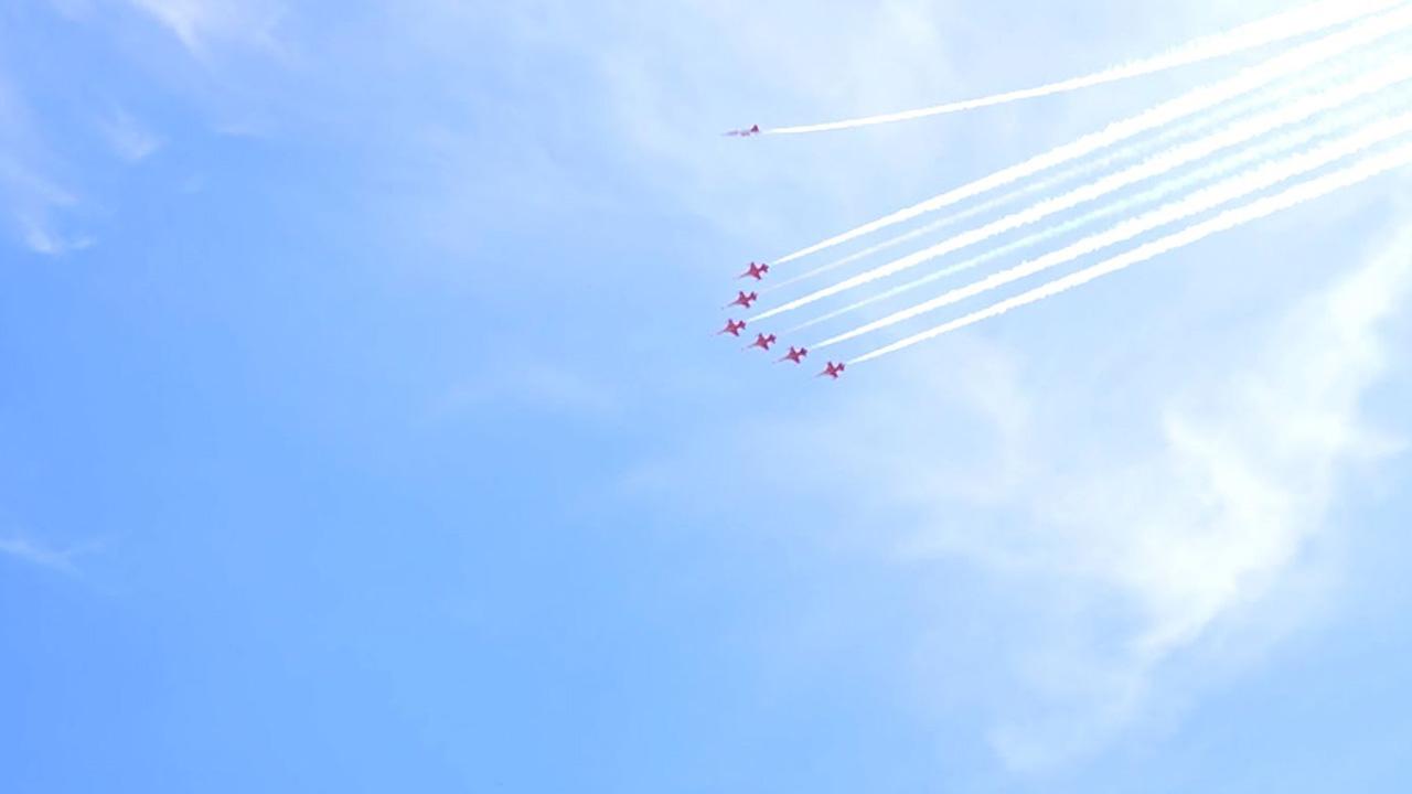 Gökyüzündeki milli takımımızın 7'li uçuşu yıllar sonra ilk kez TRT Haber'de
