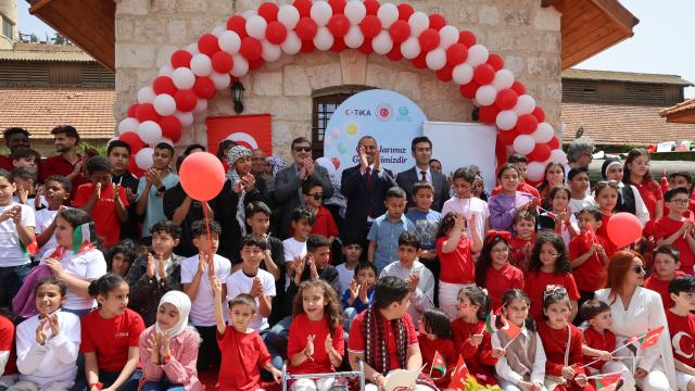 Ürdünde 23 Nisan Osmanlı mirası Hicaz Demir Yolu İstasyonu'nda kutlandı