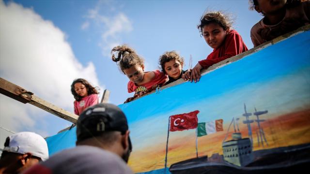 Filistinli sanatçılardan Küresel Sumud Filosu'na destek