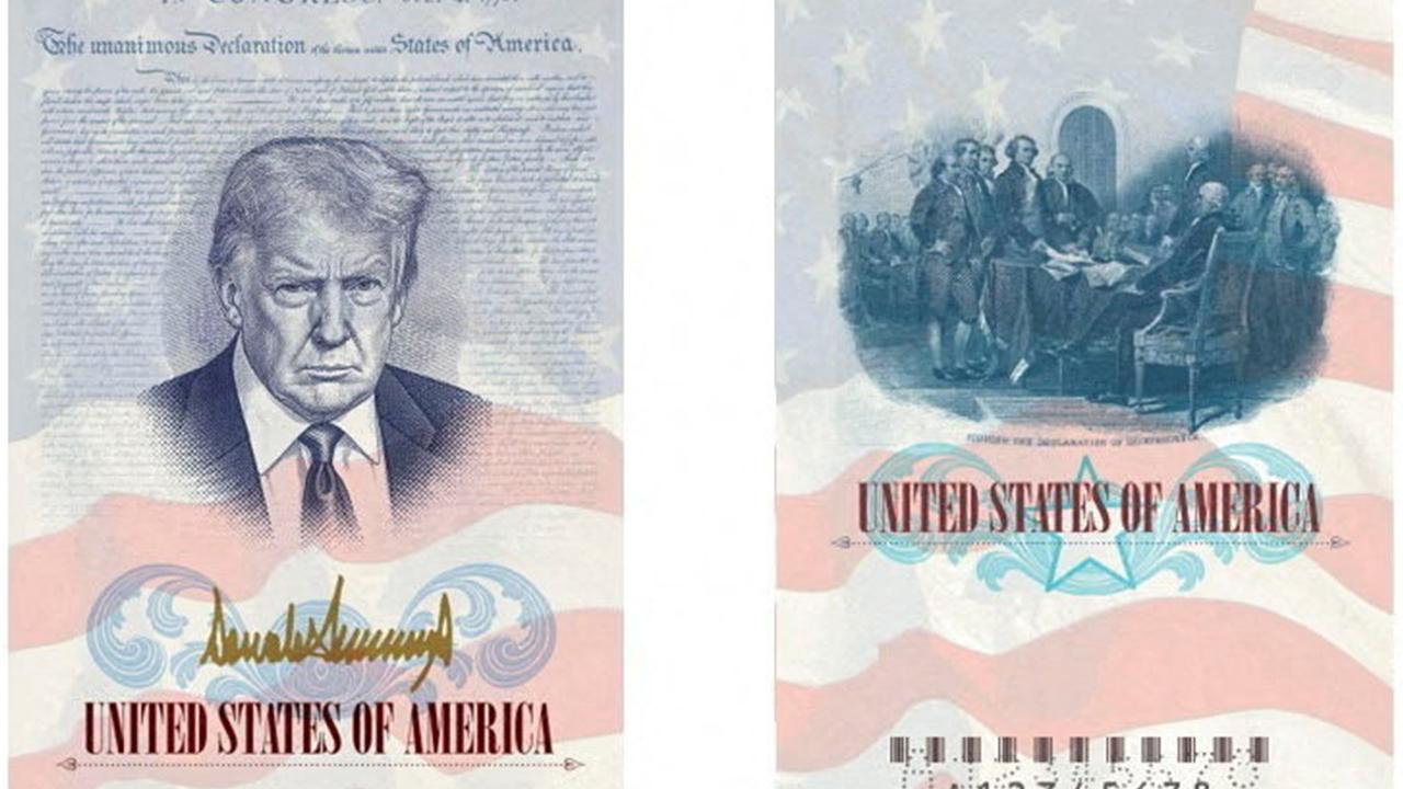 ABD’de Trump portreli pasaport dönemi