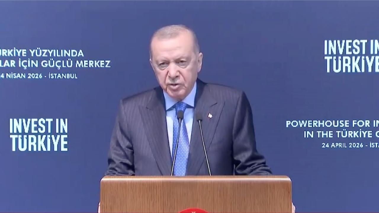Cumhurbaşkanı Recep Tayyip Erdoğan konuşuyor