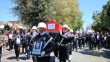 Trafik kazasında şehit olan polis Serkan Hızlı son yolculuğuna uğurlandı