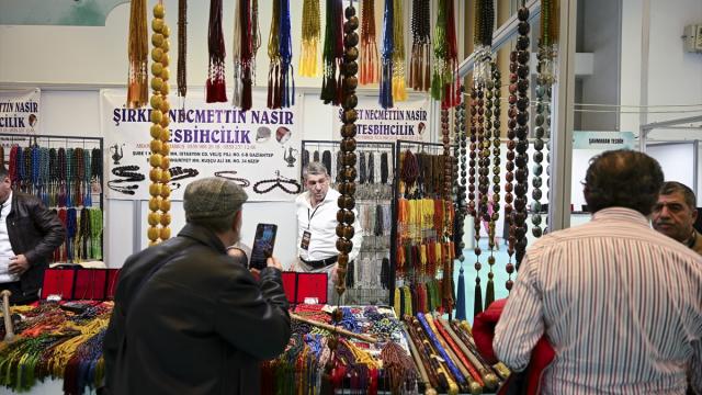 Ankara Tespih, Sanat, Antika ve Doğal Taşlar Fuarı açıldı