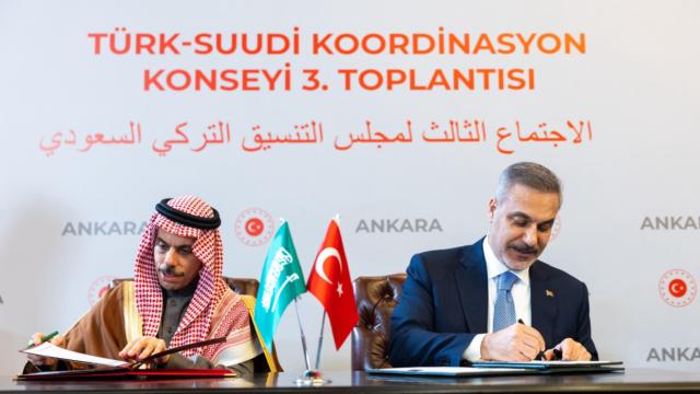 Türk-Suudi Koordinasyon Konseyi Üçüncü Toplantısı'nda İkili İlişkiler Güçlendirildi
