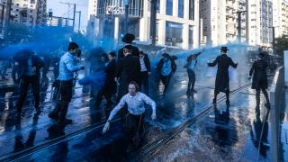 Zorunlu askerlik karşıtı Ultra Ortodoks Yahudiler, Kudüs'te protesto düzenledi
