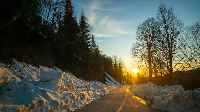 Bolu Yedigöller yolu trafiğe açıldı