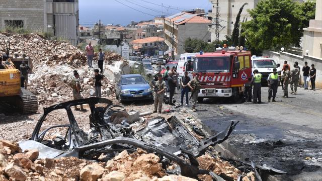 İsrail ordusu, ateşkese rağmen Beyrut'ta İHA saldırısı düzenledi