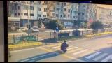 Trabzon'da otomobil, yaya geçidinden geçen motosiklete çarptı