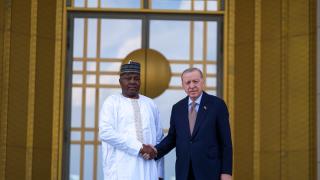 Cumhurbaşkanı Erdoğan, Nijer Cumhurbaşkanı Tchiani'yi resmi törenle karşıladı