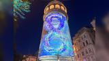 Galata Kulesi'nde "Sıfır Atık" temalı mapping gösterisi