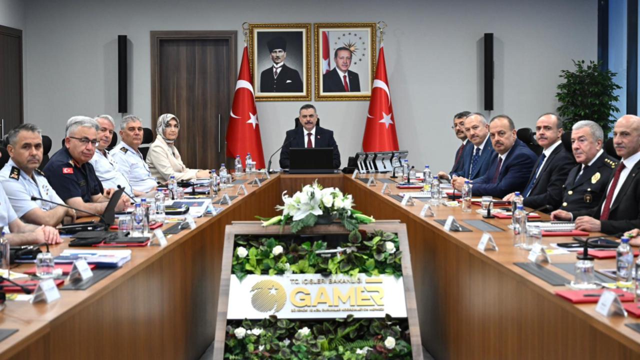 İçişleri Bakanlığı'nda güvenlik toplantısı
