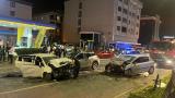 Samsun’da 3 aracın karıştığı kazada 5 kişi yaralandı