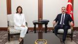 Dışişleri Bakanı Fidan, Maria Angela Holguin Cuellar'ı kabul etti