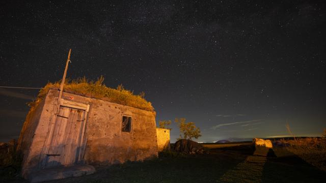 Kars'ta yıldızlı gece