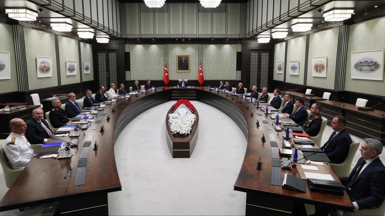 Milli Güvenlik Kurulu toplantısı sona erdi