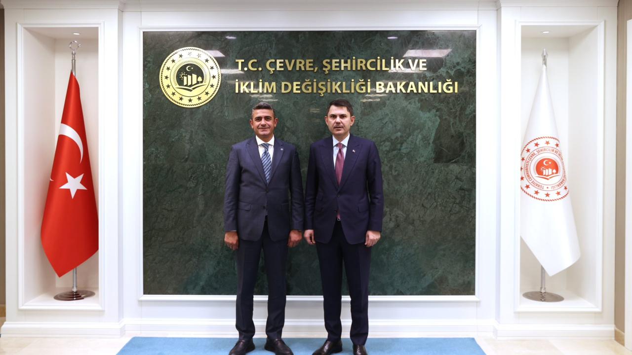 Bakan Kurum, Haymana ve Gölbaşı belediye başkanlarını kabul etti
