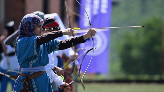 Okul Sporları Geleneksel Türk Okçuluğu Türkiye Şampiyonası Düzce'de başladı