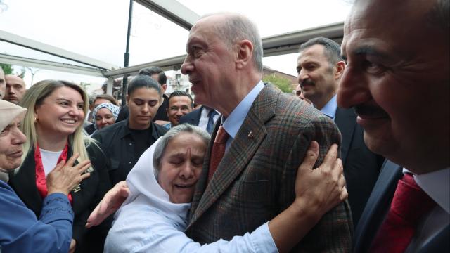 Cumhurbaşkanı Erdoğan, Edirne'de vatandaşlarla bir araya geldi
