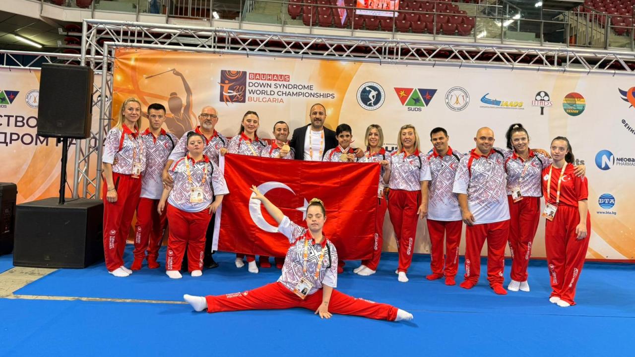 Milli özel sporcularımızdan SUDS Dünya Şampiyonası'nda 6 altın, 1 gümüş madalya