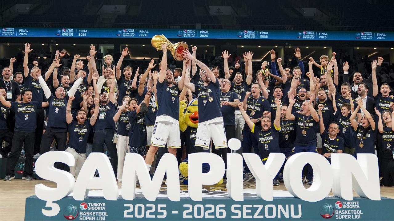 Basketbol Süper Ligi’nde şampiyon Fenerbahçe Beko