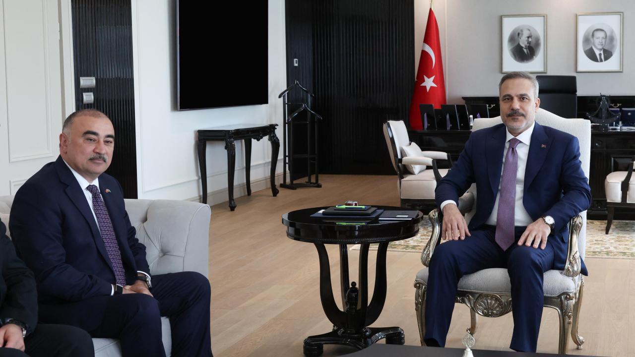 Dışişleri Bakanı Fidan, Azerbaycan'ın Ankara Büyükelçisi Memmedov'u kabul etti