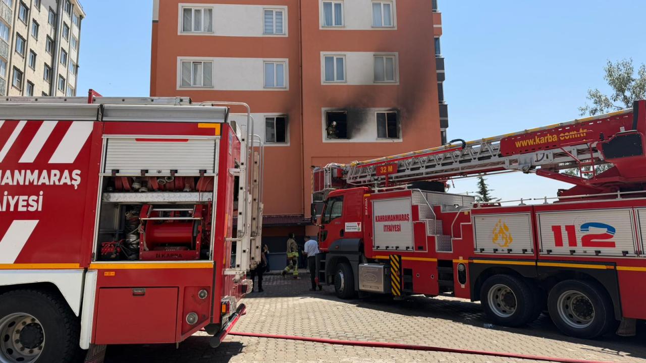 Kahramanmaraş’ta apartman dairesinde yangın: 3 kardeş hayatını kaybetti