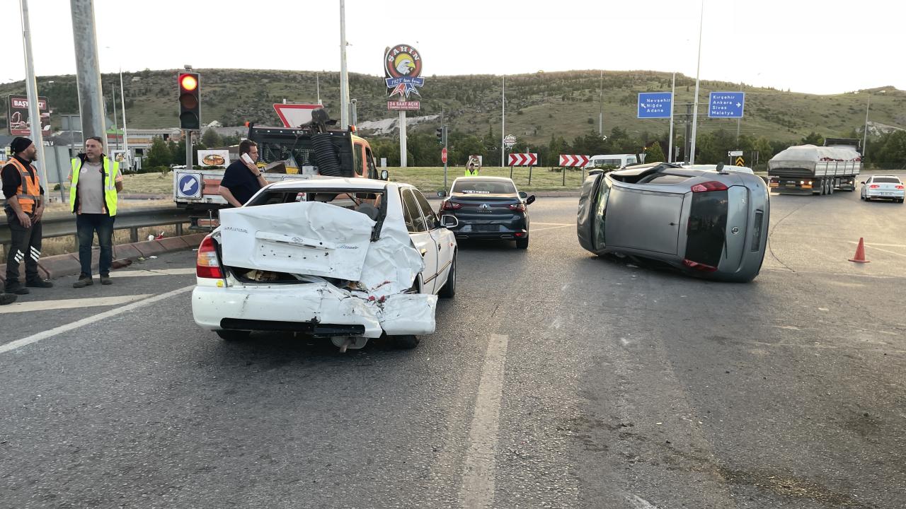 Kayseri’de zincirleme trafik kazası: 4 yaralı