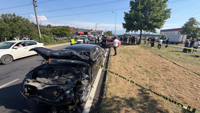 Düzce'de 1 kişinin öldüğü kazada AK Parti Milletvekili Ercan Öztürk ile oğlu yaralandı