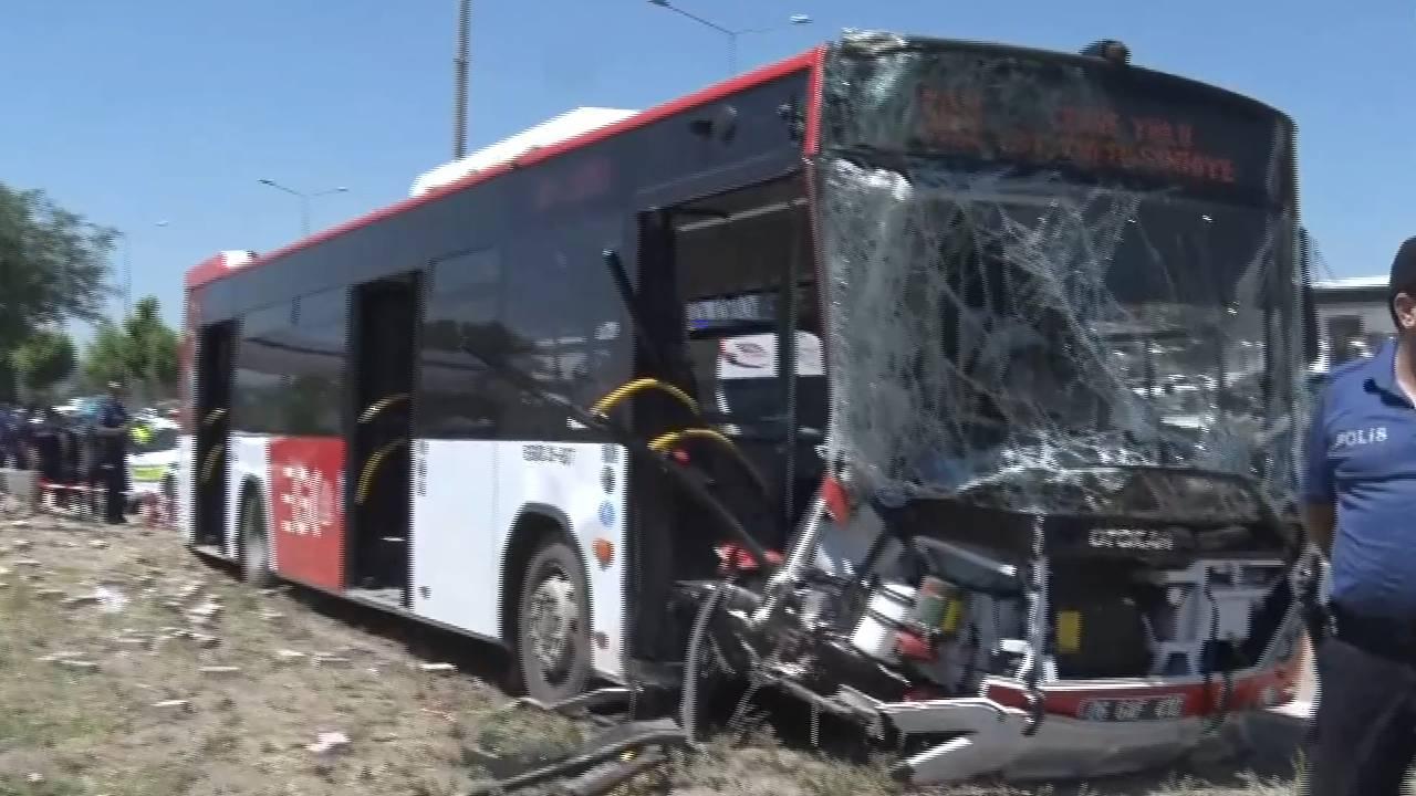 Ankara’da EGO otobüsü kaza yaptı: 1 ölü, 9 yaralı