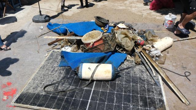Bodrum'da dalgıçlar deniz dibinden 250 kilogram atık çıkardı