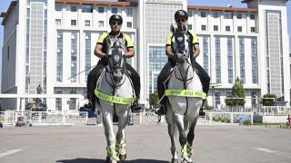 Başkentte NATO Zirvesi öncesi atlı polislerden devriye görevi