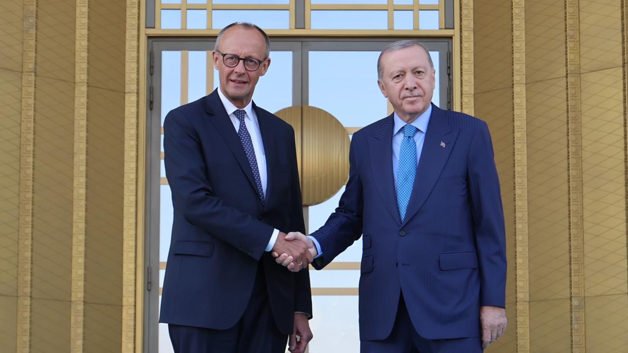 Cumhurbaşkanı Erdoğan, Almanya Şansölyesi Merz ile görüştü