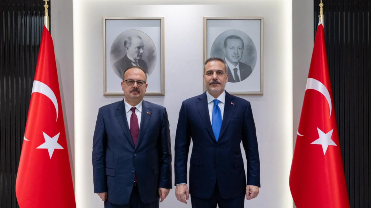 Bakan Fidan, Ankara Valisi Canbolat'ı kabul etti