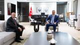 Bakan Fidan Ankara İl Emniyet Müdürü Yüksek'i kabul etti