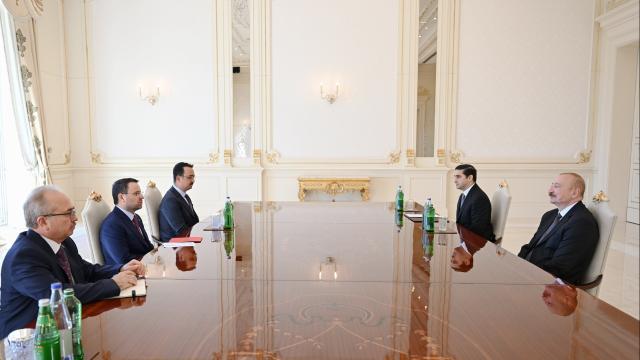 Azerbaycan Cumhurbaşkanı Aliyev Adalet Bakanı Gürlek'i kabul etti