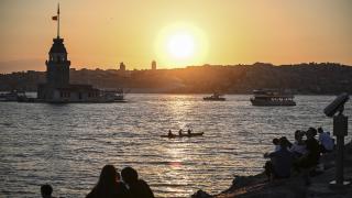 İstanbul'da gün batımı