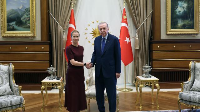 Cumhurbaşkanı Erdoğan AB Yüksek Temsilcisi Kallas'ı kabul etti