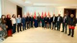 İçişleri Bakanı Çiftçi, Türkiye Gazi ve Şehit Aileleri Vakfı heyetiyle bir araya geldi