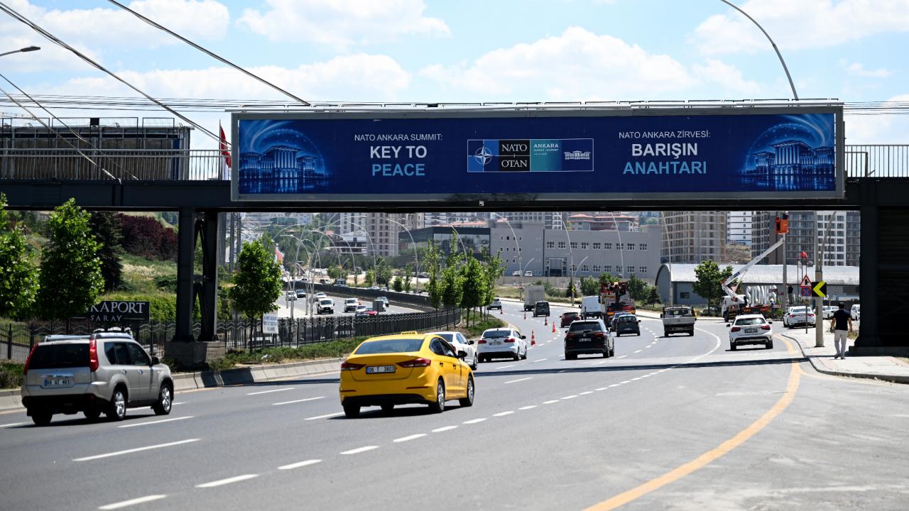 Ankara trafiğinde NATO tedbirleri devrede