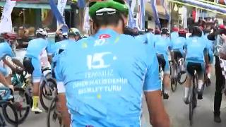 Şehit Ömer Halisdemir için 1071 kilometre pedal çevirecekler
