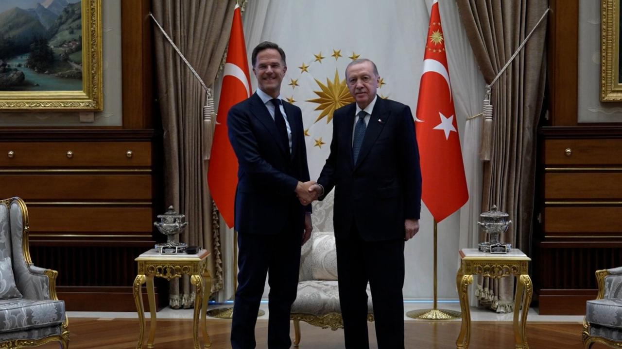 Cumhurbaşkanı Erdoğan, NATO Genel Sekreteri Rutte’yi kabul etti
