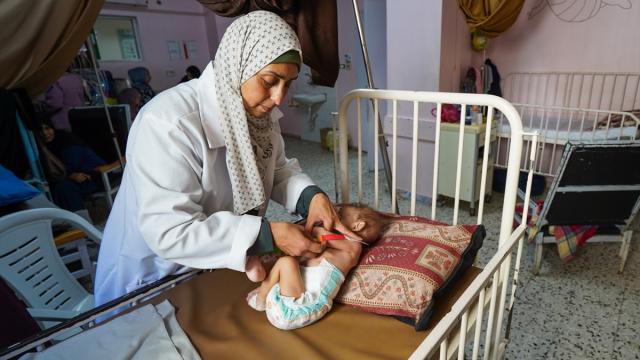 Gazze'de çocuklar yetersiz beslenmeyle mücadele ediyor