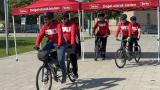 Görme engelliler, 15 Temmuz şehitleri için Ankara'ya pedal çeviriyor