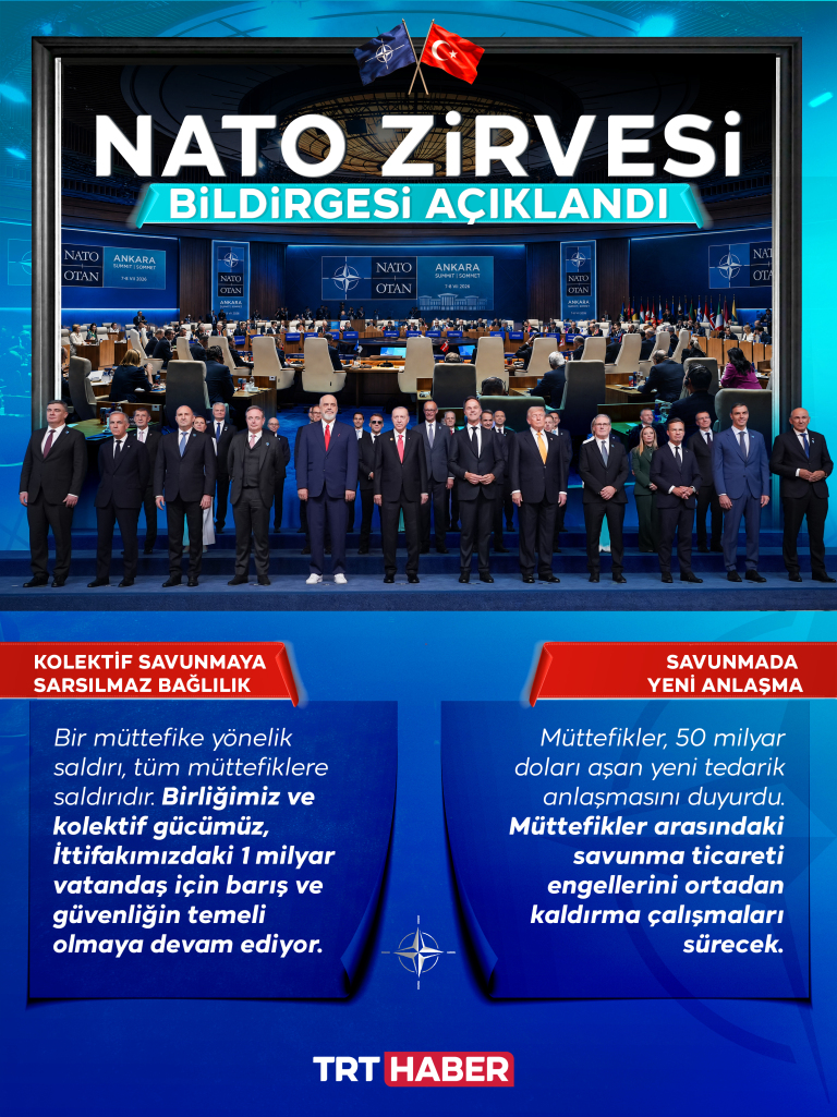 NATO Ankara Zirvesi Bildirgesi açıklandı