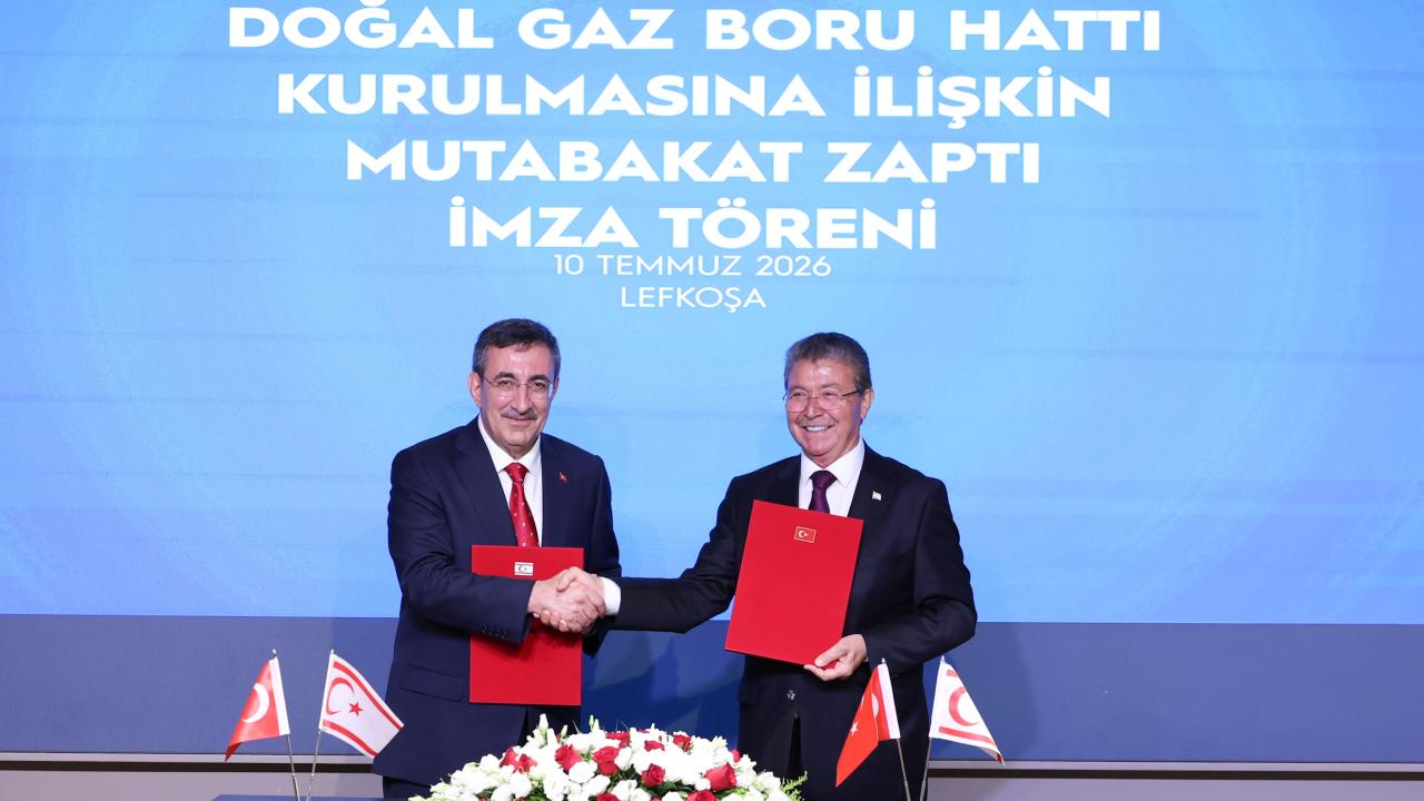 Türkiye ile KKTC arasında ‘Doğal Gaz’ mutabakat zaptı imzalandı