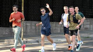 Macron, NATO Zirvesi öncesi Ankara'da koşu yaptı