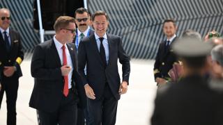 NATO Genel Sekreteri Mark Rutte Ankara Havalimanı'na geldi